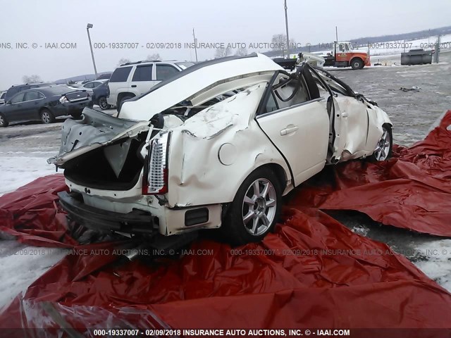 1G6DJ577990102590 - 2009 CADILLAC CTS WHITE photo 4