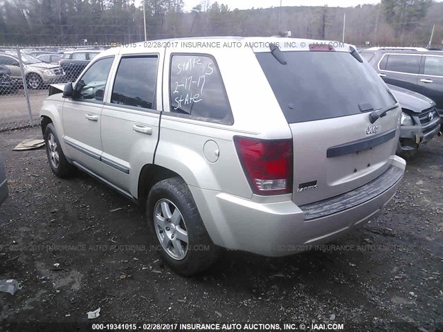 1J8GS48K68C113928 - 2008 JEEP GRAND CHEROKEE LAREDO GRAY photo 3