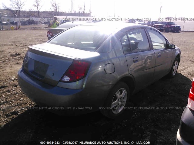 1G8AJ55F56Z172261 - 2006 SATURN ION LEVEL 2 GRAY photo 4