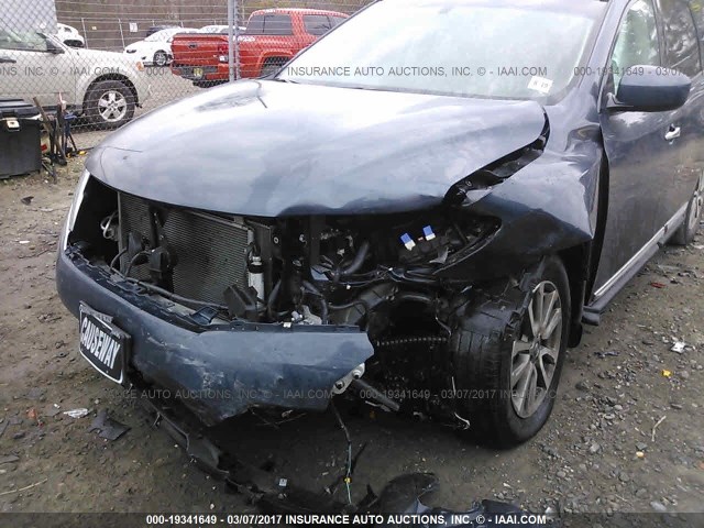 5N1AR2MM3EC698592 - 2014 NISSAN PATHFINDER S/SV/SL/PLATINUM 蓝色 照片 6