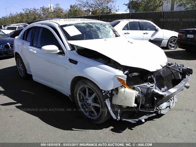 1C3CCBBB0DN734441 - 2013 CHRYSLER 200 TOURING WHITE photo 1