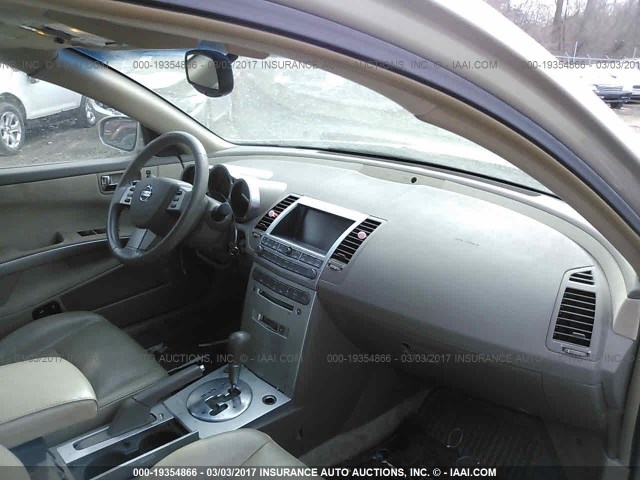 1N4BA41E05C846373 - 2005 NISSAN MAXIMA SE/SL CREAM photo 5