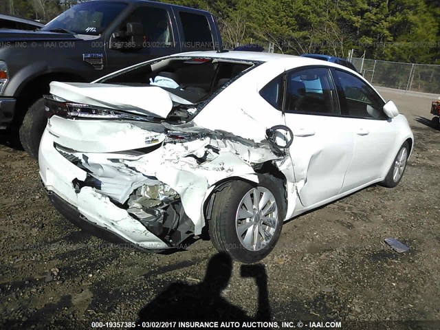 1C3CDFBA3ED750295 - 2014 DODGE DART SXT WHITE photo 6