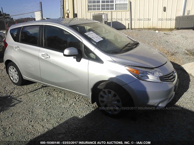 3N1CE2CP4EL373719 - 2014 NISSAN VERSA NOTE S/S PLUS/SV/SL SILVER photo 1