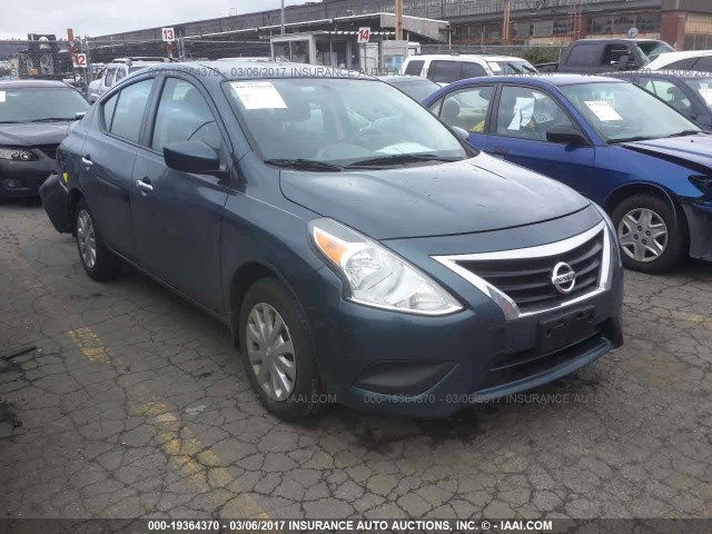 3N1CN7AP5GL907409 - 2016 NISSAN VERSA S/S PLUS/SV/SL BLUE photo 1