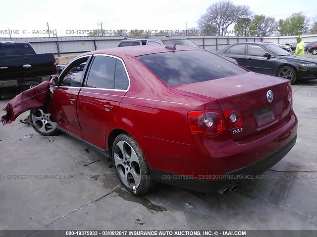 3VWXJ81K06M815246 - 2006 VOLKSWAGEN JETTA GLI OPTION PACKAGE 2 RED photo 3