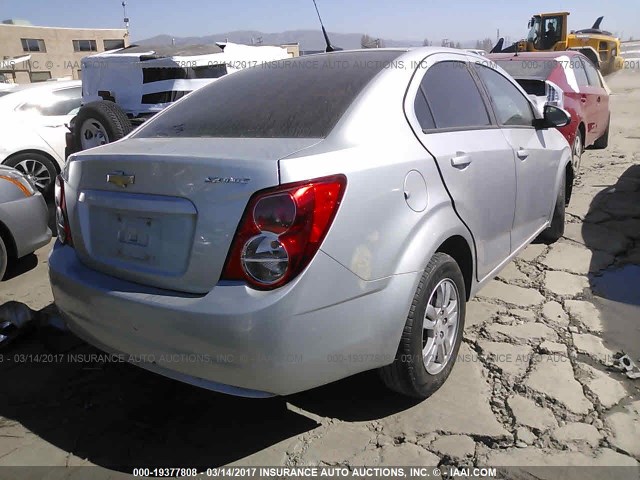 1G1JA5SH2C4110314 - 2012 CHEVROLET SONIC LS Boz foto 4
