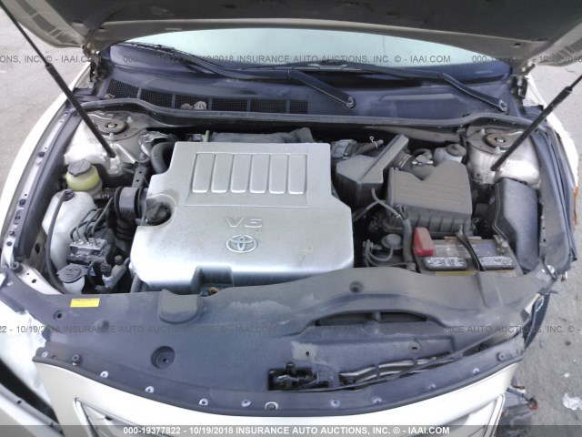 4T1BK46K77U051979 - 2007 TOYOTA CAMRY NEW GENERAT LE/XLE/SE TAN photo 10