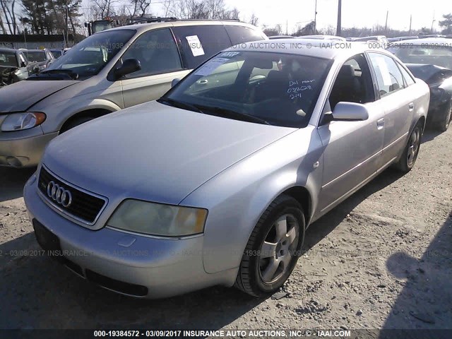 WAUED64B01N038628 - 2001 AUDI A6 2.7T QUATTRO SILVER photo 2