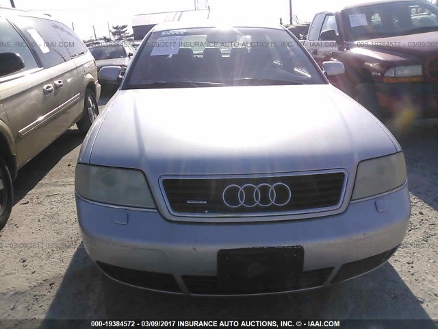 WAUED64B01N038628 - 2001 AUDI A6 2.7T QUATTRO SILVER photo 6