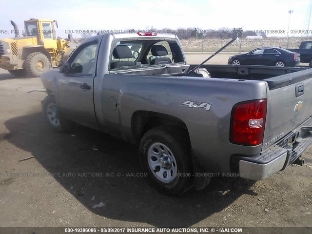 1GCEK14X38Z197993 - 2008 CHEVROLET SILVERADO K1500 GRAY photo 3