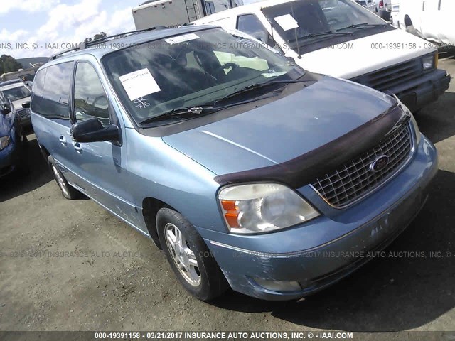 2FMZA52227BA02756 - 2007 FORD FREESTAR SEL BLUE photo 1