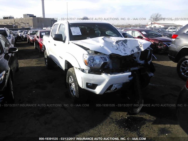 3TMLU4EN3FM167407 - 2015 TOYOTA TACOMA DOUBLE CAB/TRD PRO WHITE photo 1