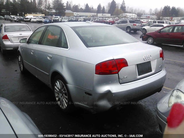 WAUDF78E16A180694 - 2006 AUDI A4 2.0T QUATTRO SILVER photo 3