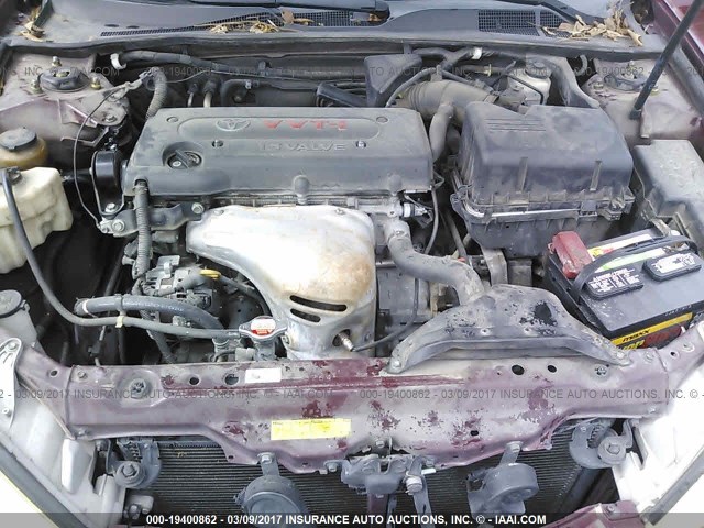 4T1BE32K14U320724 - 2004 TOYOTA CAMRY LE/XLE/SE 红色 照片 10