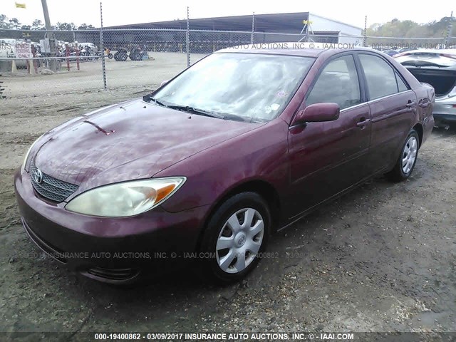 4T1BE32K14U320724 - 2004 TOYOTA CAMRY LE/XLE/SE 红色 照片 2