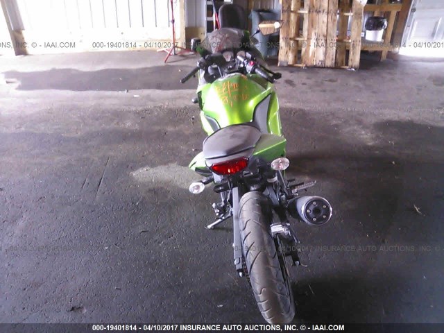 JKAEXMJ16CDA97005 - 2012 KAWASAKI EX250 J GREEN photo 6