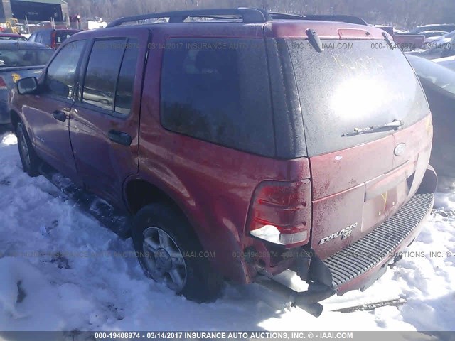 1FMZU73K94UB60275 - 2004 FORD EXPLORER XLT/XLT SPORT/NBX MAROON photo 3
