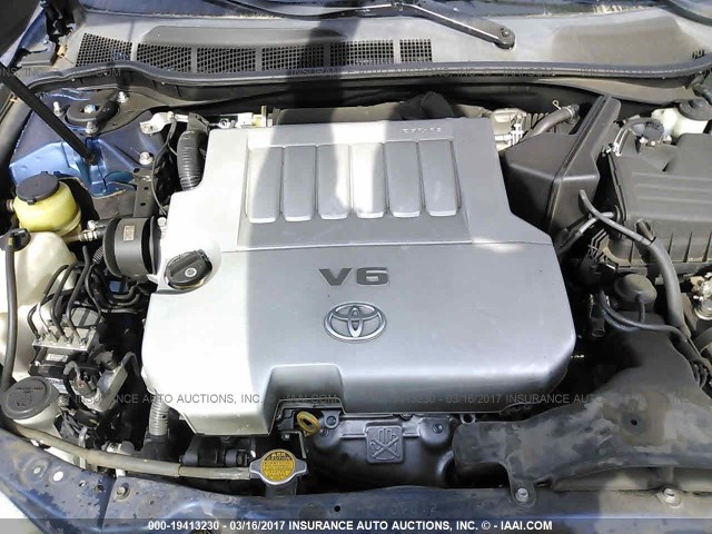 4T1BK46K69U092283 - 2009 TOYOTA CAMRY SE/LE/XLE BLUE photo 10