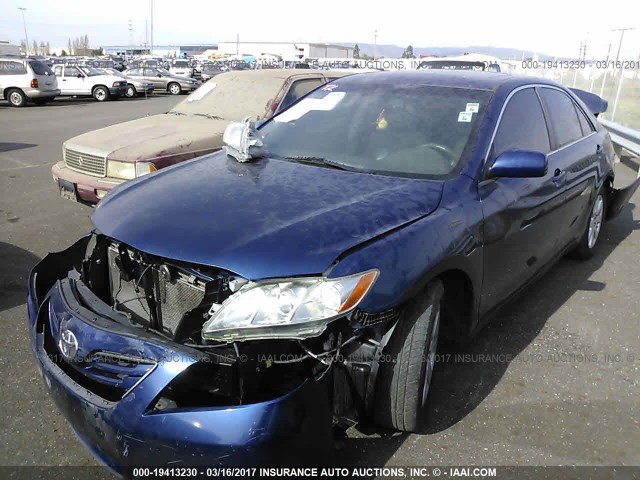 4T1BK46K69U092283 - 2009 TOYOTA CAMRY SE/LE/XLE BLUE photo 2