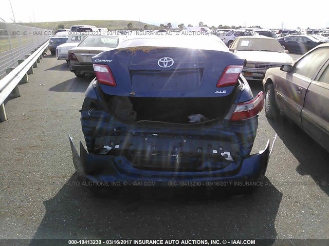 4T1BK46K69U092283 - 2009 TOYOTA CAMRY SE/LE/XLE BLUE photo 6