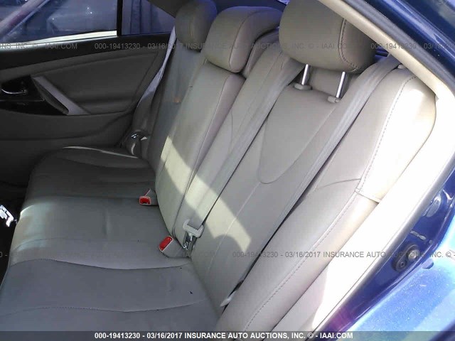 4T1BK46K69U092283 - 2009 TOYOTA CAMRY SE/LE/XLE BLUE photo 8