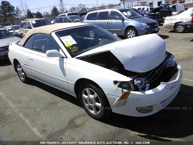 2T1FF28P91C537639 - 2001 TOYOTA CAMRY SOLARA SE/SLE 白色 照片 1