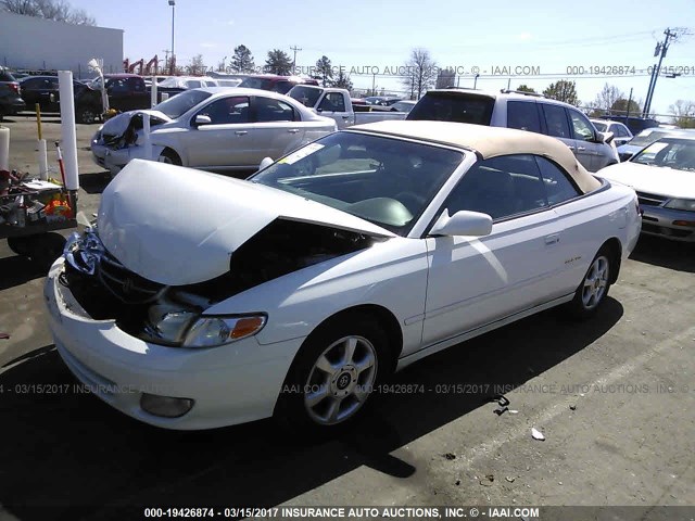 2T1FF28P91C537639 - 2001 TOYOTA CAMRY SOLARA SE/SLE 白色 照片 2
