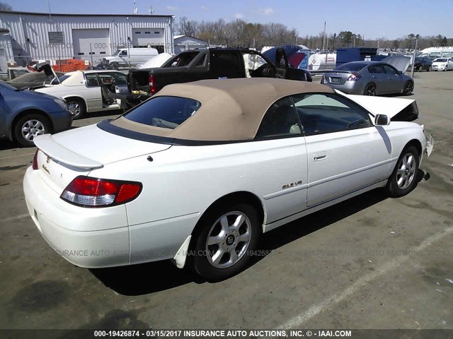 2T1FF28P91C537639 - 2001 TOYOTA CAMRY SOLARA SE/SLE 白色 照片 4