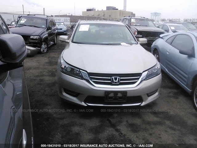 1HGCR2F84DA063437 - 2013 HONDA ACCORD EXL GOLD photo 1