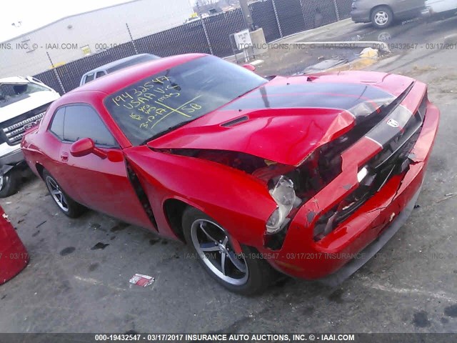 2B3CJ4DV6AH323099 - 2010 DODGE CHALLENGER SE RED photo 1