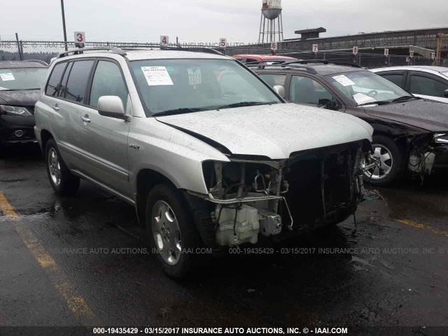 JTEEP21A370191486 - 2007 TOYOTA HIGHLANDER SPORT/LIMITED SILVER photo 1