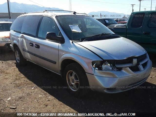 1D4GP24R35B292319 - 2005 DODGE GRAND CARAVAN SE SILVER photo 1