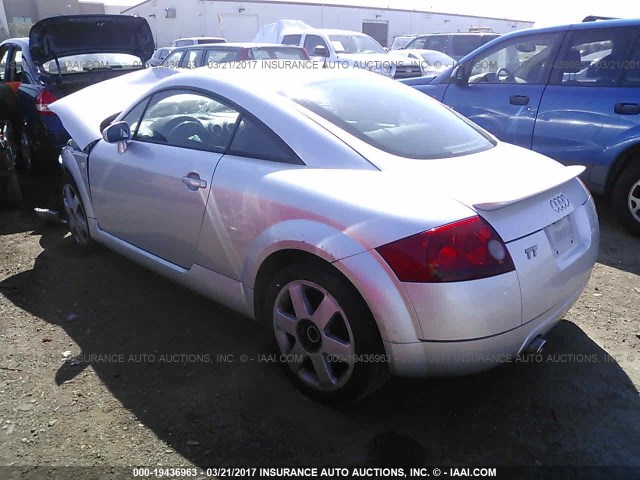 TRUTC28N5Y1001463 - 2000 AUDI TT SILVER photo 3