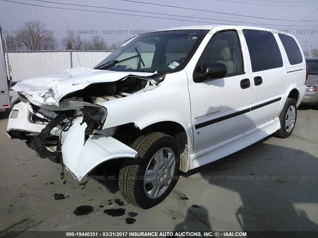 1GNDV23LX6D182898 - 2006 CHEVROLET UPLANDER LS WHITE photo 2
