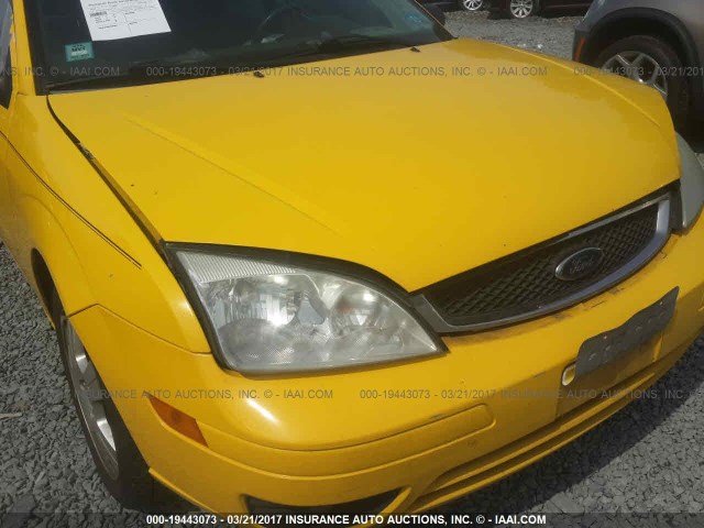 1FAFP37N46W147426 - 2006 FORD FOCUS ZX5 YELLOW photo 6