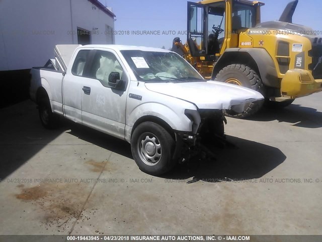 1FTEX1C8XGFA21275 - 2016 FORD F150 SUPER CAB WHITE photo 1