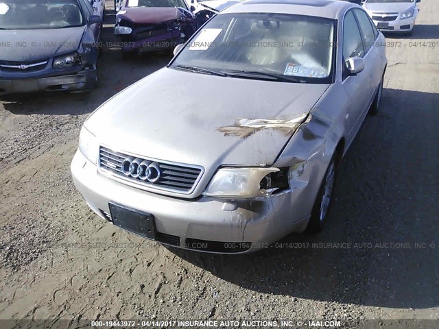 WAUBA24B6WN098442 - 1998 AUDI A6 2.8 QUATTRO GOLD photo 6