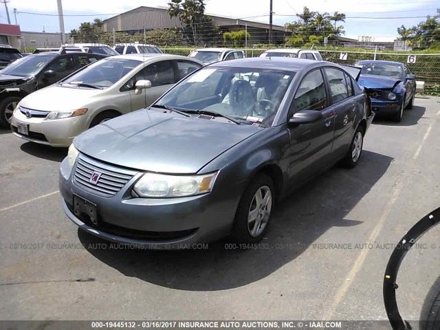 1G8AJ58F67Z106640 - 2007 SATURN ION LEVEL 2 GRAY photo 2