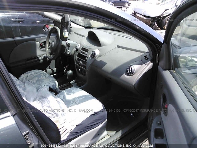 1G8AJ58F67Z106640 - 2007 SATURN ION LEVEL 2 GRAY photo 5