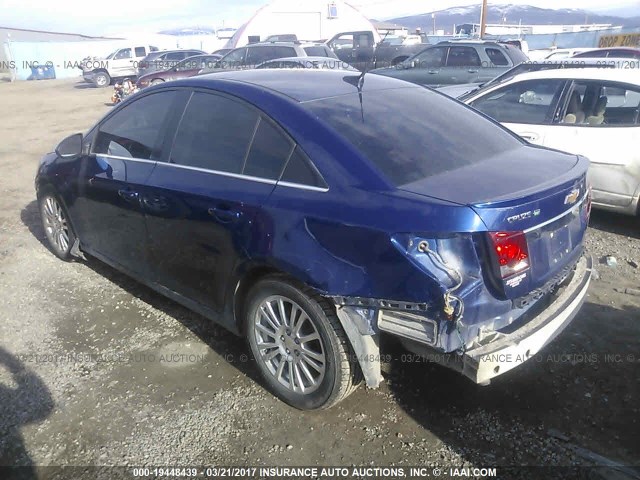 1G1PK5SC9C7224868 - 2012 CHEVROLET CRUZE ECO BLUE photo 3