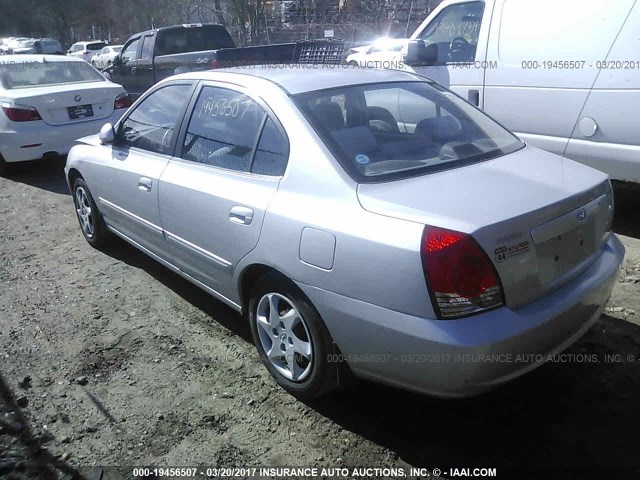 KMHDN46D35U160728 - 2005 HYUNDAI ELANTRA GLS/GT GRAY photo 3