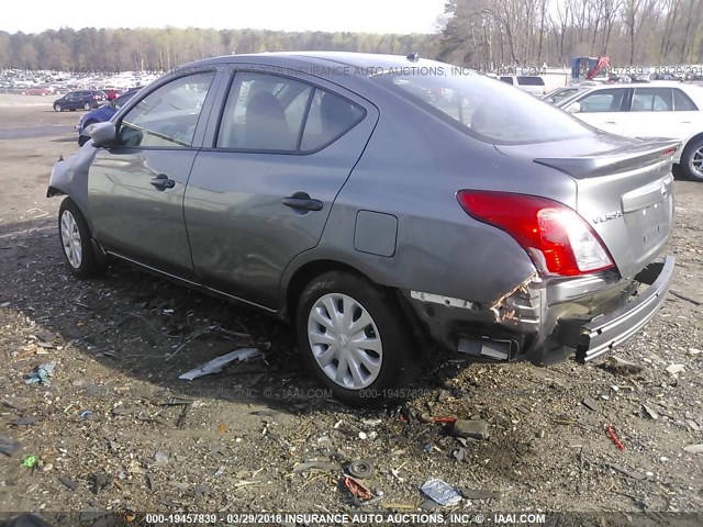 3N1CN7APXGL915845 - 2016 NISSAN VERSA S/S PLUS/SV/SL GRAY photo 3