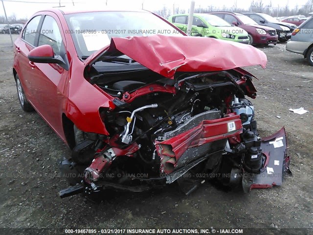 1G1JA5SH2F4164538 - 2015 CHEVROLET SONIC LS 红色 照片 6