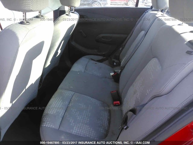 1G1JA5SH2F4164538 - 2015 CHEVROLET SONIC LS 红色 照片 8