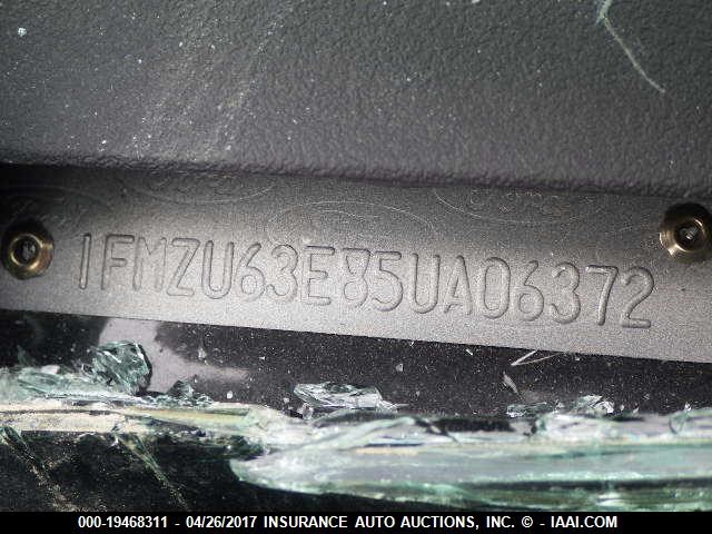 1FMZU63E85UA06372 - 2005 FORD EXPLORER XLT/XLT SPORT/NBX 黑色 照片 9