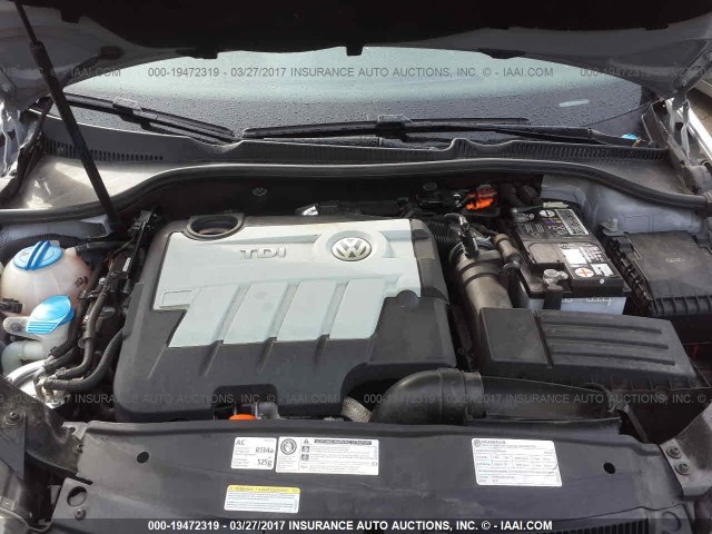 WVWMM7AJ4CW002115 - 2012 VOLKSWAGEN GOLF 银色 照片 10