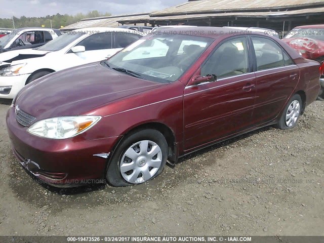 4T1BE32K02U068770 - 2002 TOYOTA CAMRY LE/XLE/SE MAROON photo 6