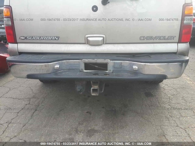 3GNFK16T9YG147623 - 2000 CHEVROLET SUBURBAN K1500 TAN photo 6