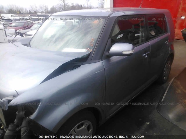 JTLZE4FEXA1104109 - 2010 TOYOTA SCION XB ღია ლურჯი ფოტო 2